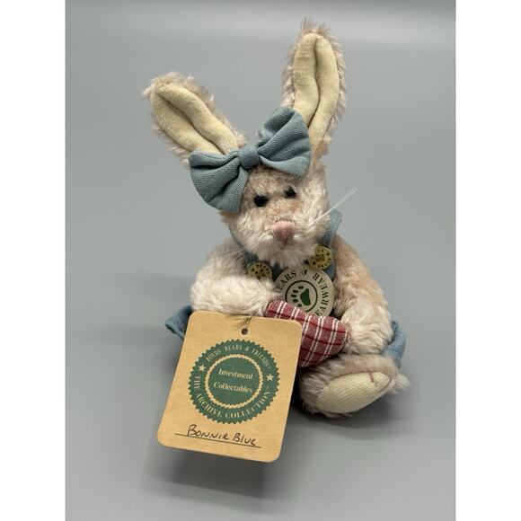 Boyds Bears | Toys | Boyds Bear Bonnie Blue Bunny Rabbit Jointed Plush ...
